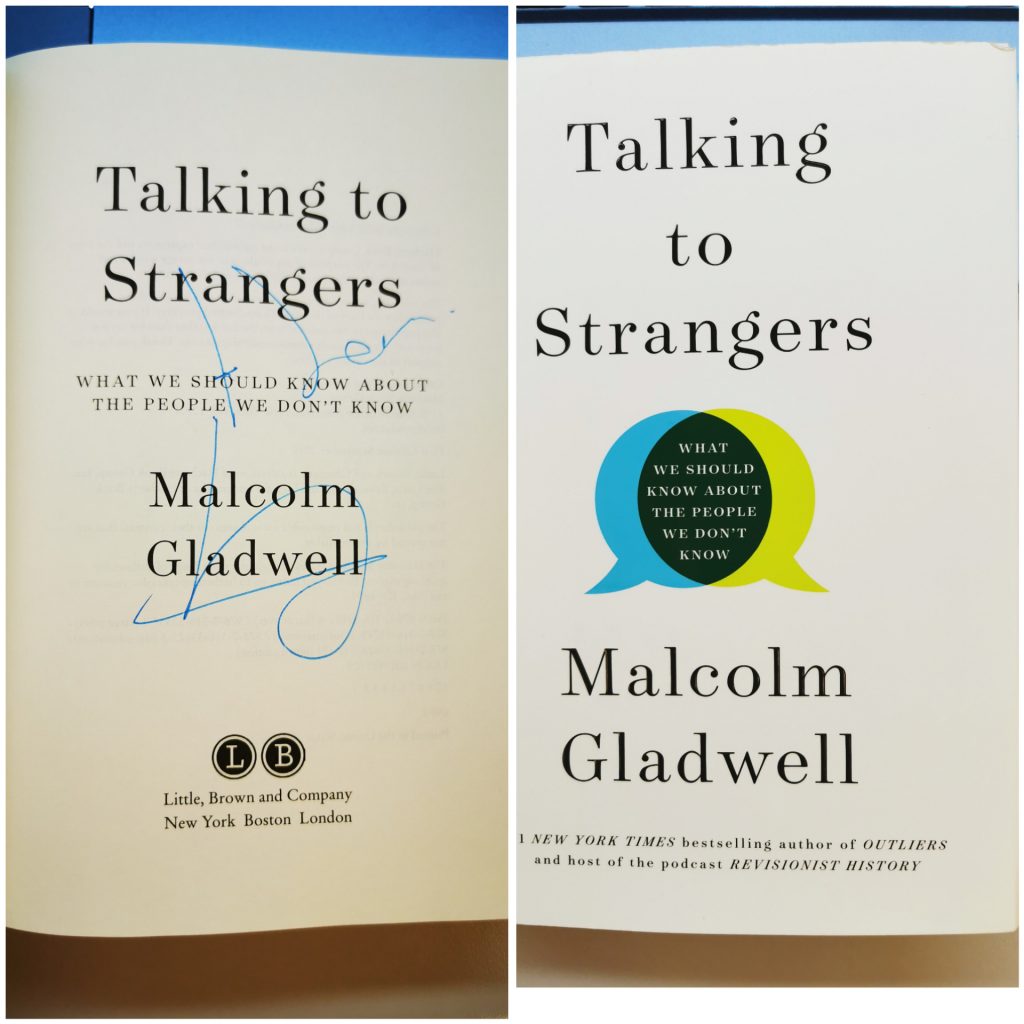 Malcolm Gladwell new book Talking to Strangers